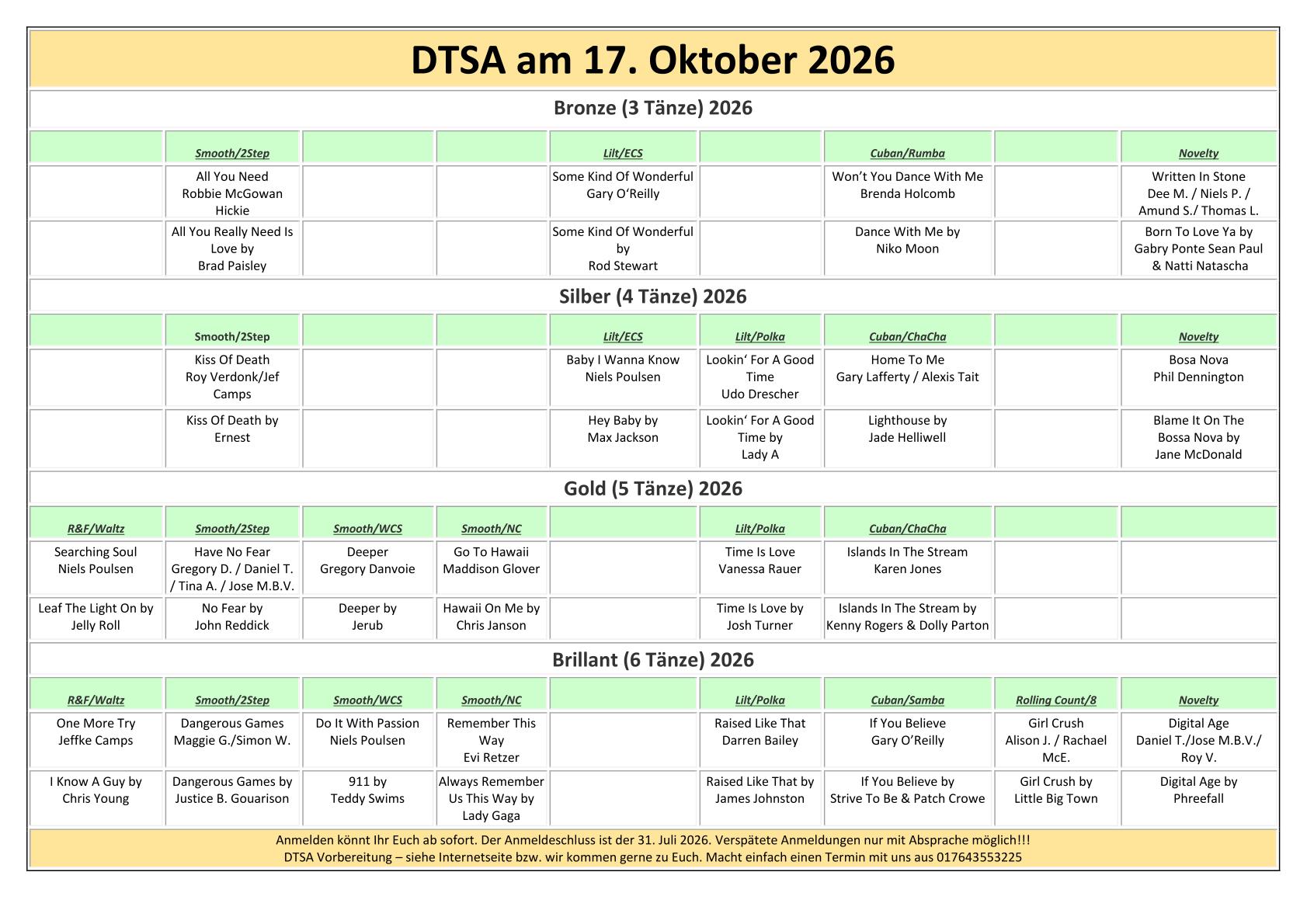 T�nze1BlattDTSA2026